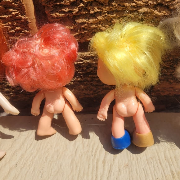 1979 & 1980 6 Doll Lot Strawberry Shortcake Dolls No Clothes American Greetings - Picture 8 of 9